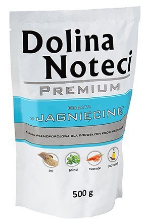 Dolina Noteci Premium Pies Jagnięcina saszetka 500g Dolina Noteci Premium Pies Jagnięcina saszetka 500g