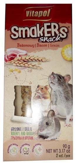 Vitapol Smakers dla gryzoni - bekonowy 2szt [1119]