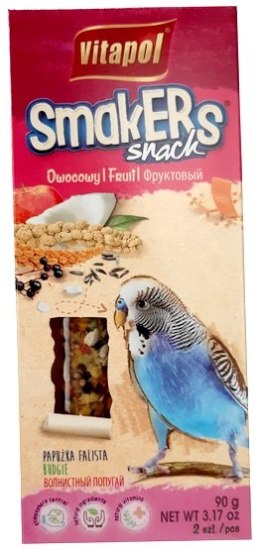 Vitapol Smakers dla papugi falistej - owocowy 2szt [2108]