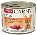 Animonda Carny Kitten Wołowina, Cielęcina + Kurczak puszka 200g