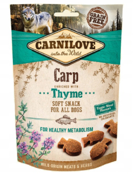 Carnilove Snack Soft Carp Thyme 200g