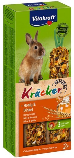 Vitakraft Kracker 2szt Królik Miodowy 112g [10627]