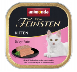 ANIMONDA VOM FEINSTEN KITTEN BABY PATE TACKA 100G