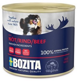 Bozita Dog Pasztet z wołowiną puszka 625g