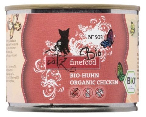 Catz Finefood Bio N.503 Kurczak puszka 200g Catz Finefood Bio N.503 Kurczak puszka 200g