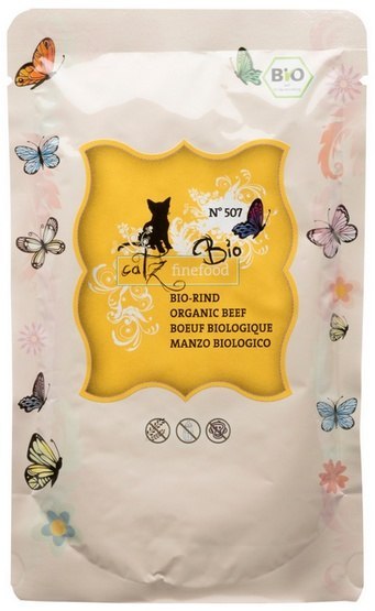 Catz Finefood Bio N.507 Wołowina saszetka 85g Catz Finefood Bio N.507 Wołowina saszetka 85g