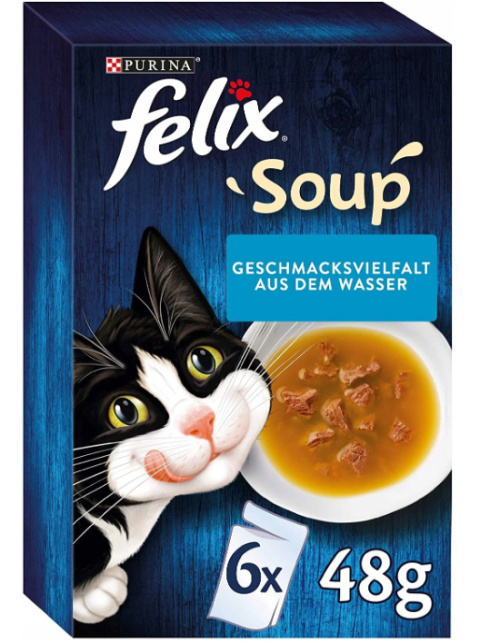 Felix Soup zupa dla kota RYBNE SMAKI 6x48g