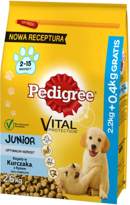 PEDIGREE Junior 2,6 kg