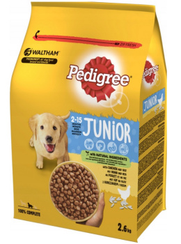 PEDIGREE Junior 2,6 kg (średnie rasy) sucha karma