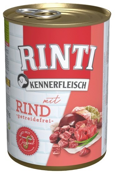 Rinti Kennerfleisch Rind pies - wołowina puszka 400g Rinti Kennerfleisch Rind pies - wołowina puszka 400g