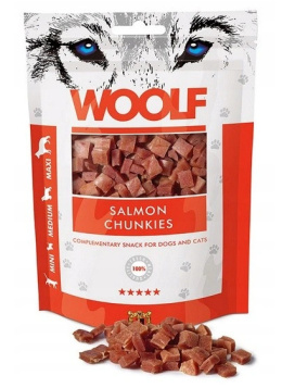 Woolf Soft Salmon Chunkies 100g