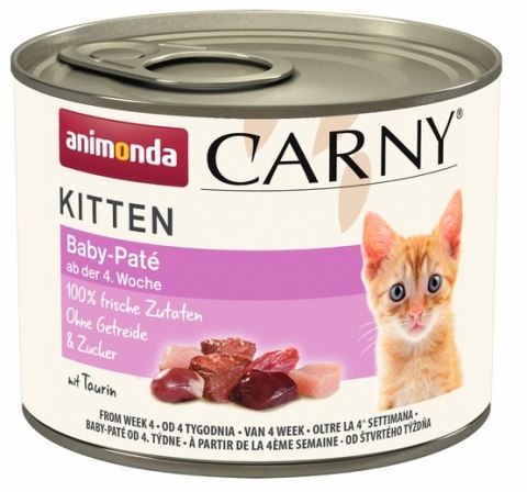 Animonda Carny Baby Pate puszka dla kociąt 200g Animonda Carny Baby Pate puszka dla kociąt 200g