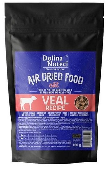 Dolina Noteci Superfood Air Dried Kot Danie z cielęciny 150g Dolina Noteci Superfood Air Dried Kot Danie z cielęciny 150g