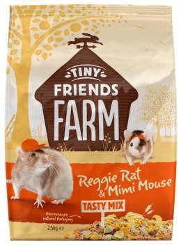 Supreme Petfoods Tiny Friends Farm Reggie Rat & Mimi Mouse Tasty Mix 850g
