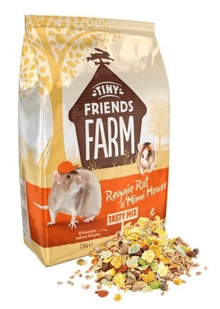 Supreme Petfoods Tiny Friends Farm Reggie Rat & Mimi Mouse Tasty Mix 850g Supreme Petfoods Tiny Friends Farm Reggie Rat & Mimi Mouse Tasty Mix 850g