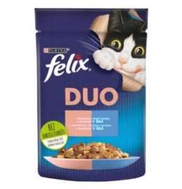 Felix duo Łosoś z sardynką 85g