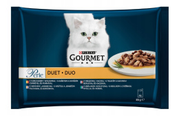 Gourmet Perle Mięsny Duo 4x 85g