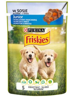 Purina FRISKIES Junior kurczak z marchewką 100g