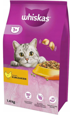 WHISKAS SUCHA KARMA DLA KOTA KURCZAK 1.4kg